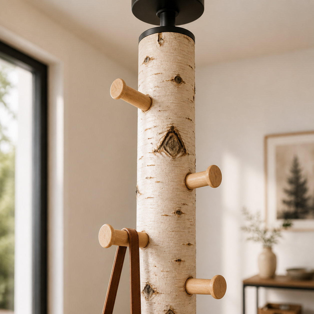 Arcwood Signature Birch Coat Rack Pole