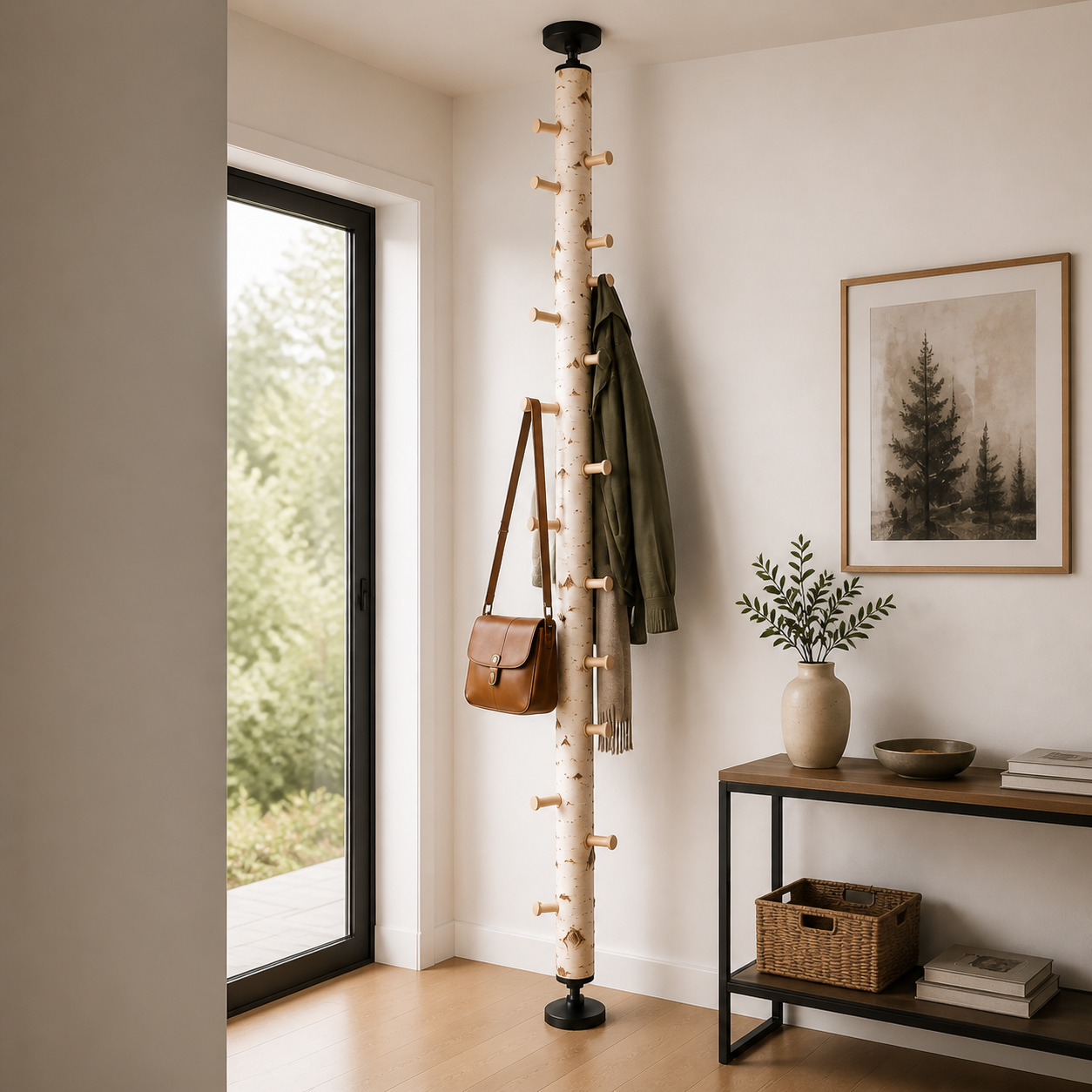 Arcwood Signature Birch Coat Rack Pole